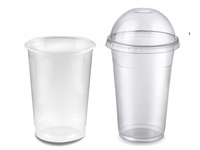 bicchiere plastica trasparente resistente