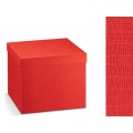 Scatola cartone seta rosso mm. 380x260x110