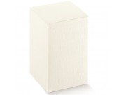 Scatole regalo cartone bianco pieghevole mm.80x80x180 pz.10