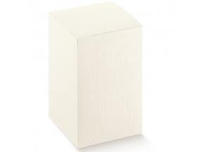 Scatole regalo cartone bianco pieghevole mm.100x100x160 pz.10