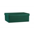 Scatole regalo cartone spot verde mm.380x260xh130