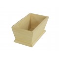 Vaschetta cestina scatola in legno di balsa mm.145x75 h.55