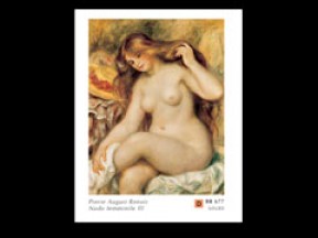 Pierre august renoir nudo femminile iii cm.80x60 stampa arte af
