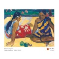 Paul guaguin due donne a tahiti cm.80x60 stampa arte affiches