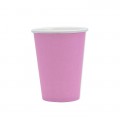 Bicchieri di carta ecologici pz.25 cc.200 rosa