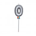 Candela balloon n.0 cm.13 argento metal