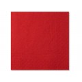 Tovaglioli carta 2 veli rossi cm. 33x33 pz. 50