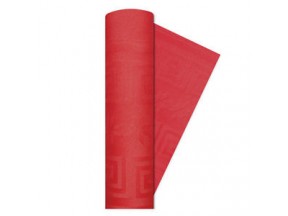 Tovaglia carta damascata a rotolo cm.120 per 7 metri rosso