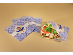 Sacchetto carta per panino kebab cm 15x15 pz.500