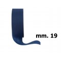 Nastro tessuto tnt largo mm.19 metri 90 blu