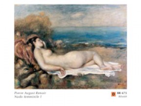 Pierre august renoir nudo femminile 80x60 stampa arte affiches