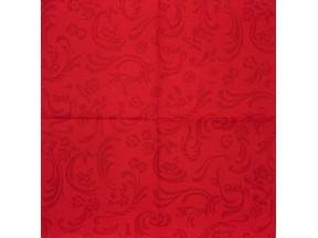 Tovaglioli tnt damascati rosso airlaid cm. 40x40 pz. 50