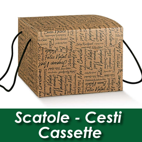 SCATOLE CESTI CASSETTE